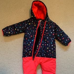 Roxy girl dryflight snowsuit 24 months